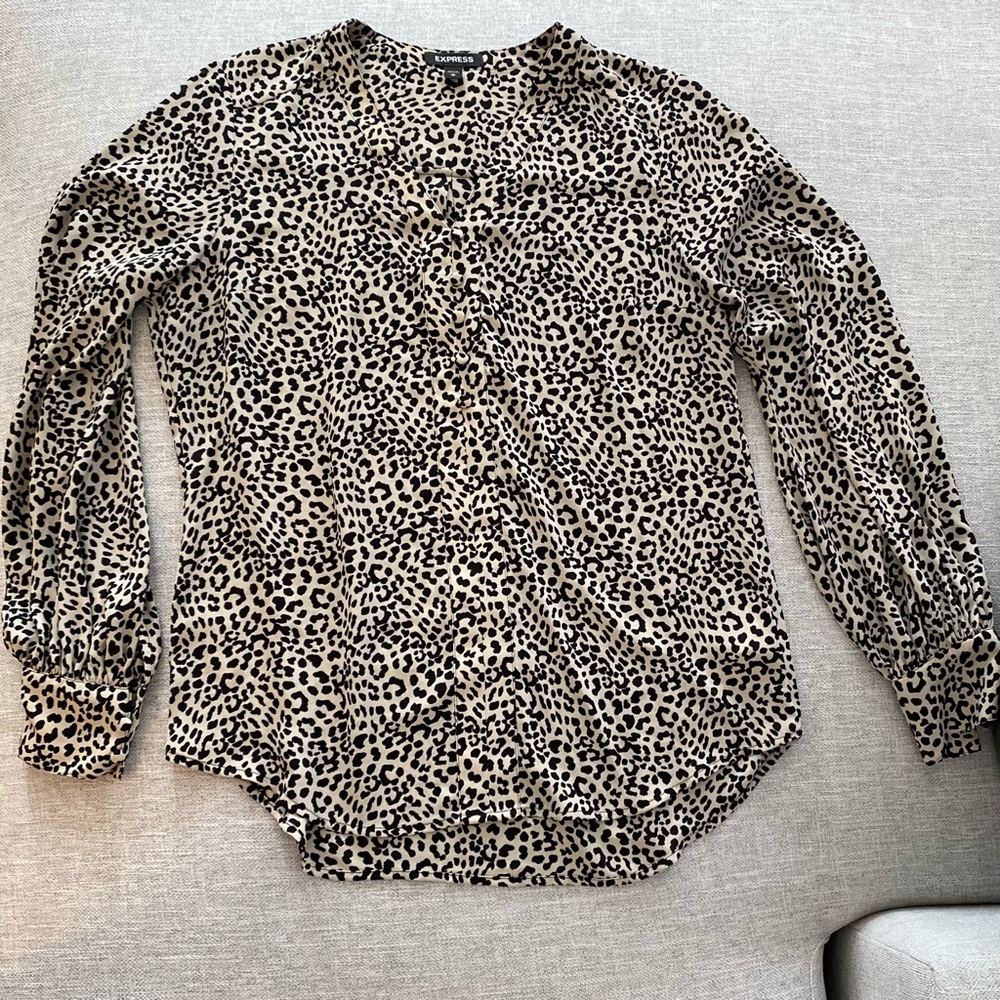 Express Animal Print Top